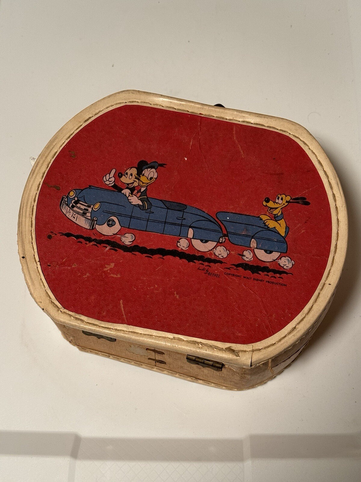 Vintage Early Disney Small Travel Case- Hard To Find!!