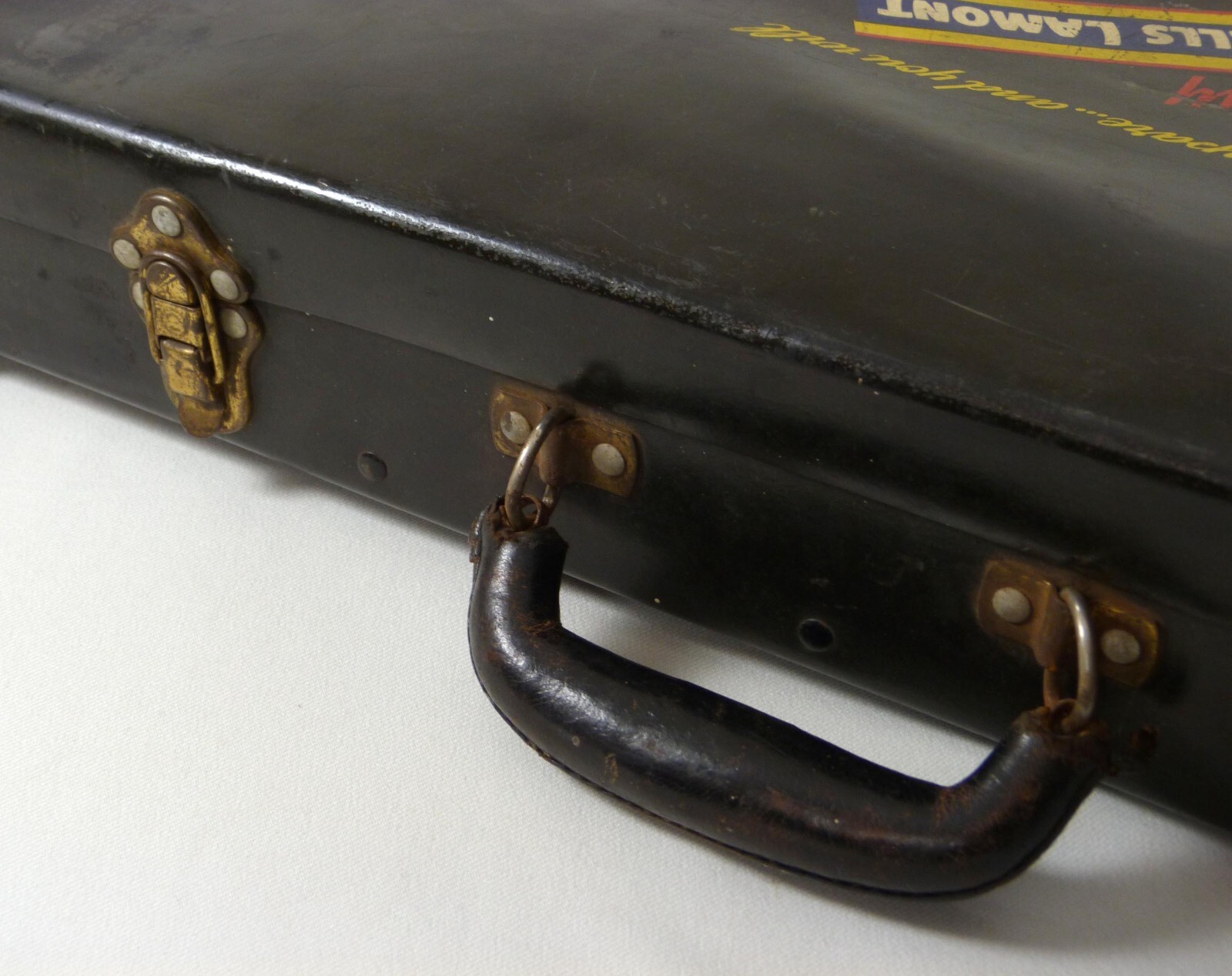Wells Lamont Gloves Salesman’s Case “Compare…” 23 x 14.5 x 3.5″ Vtg ca. 1940s