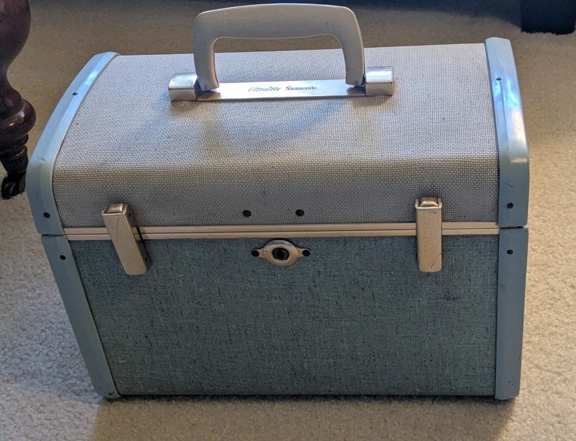 Vintage Ultralite Train Case By Samsonite Luggage Made In USA