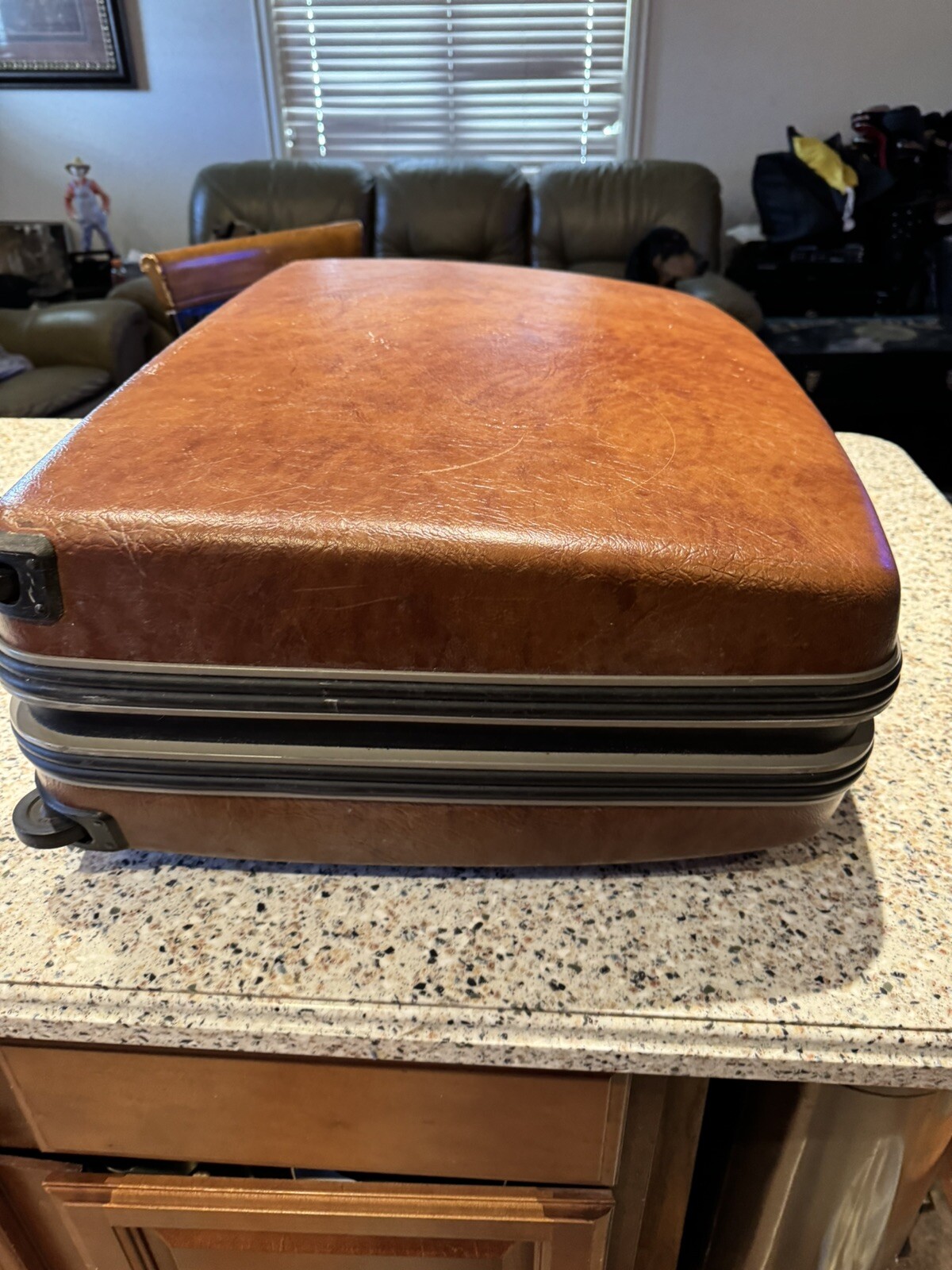 Large Vintage 50s-60s Mid-Century Samsonite Silhouette Suitcase luggage
