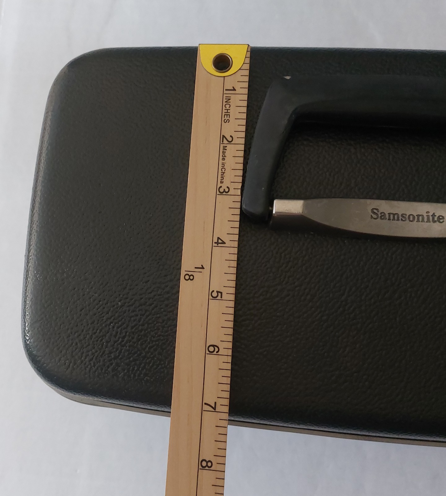 VTG 50s 60s Samsonite Silhouette Shwayder Bros Inc Denver Train Case Oxford Gray