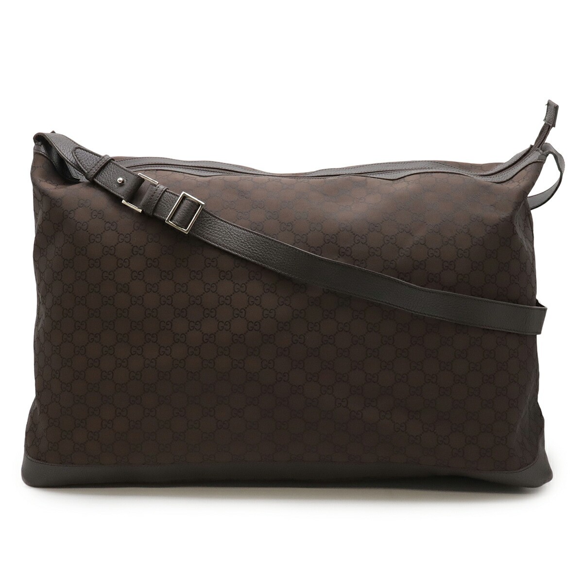 Gucci GG Nylon Leather 2way Travel Bag – DUTY FREE