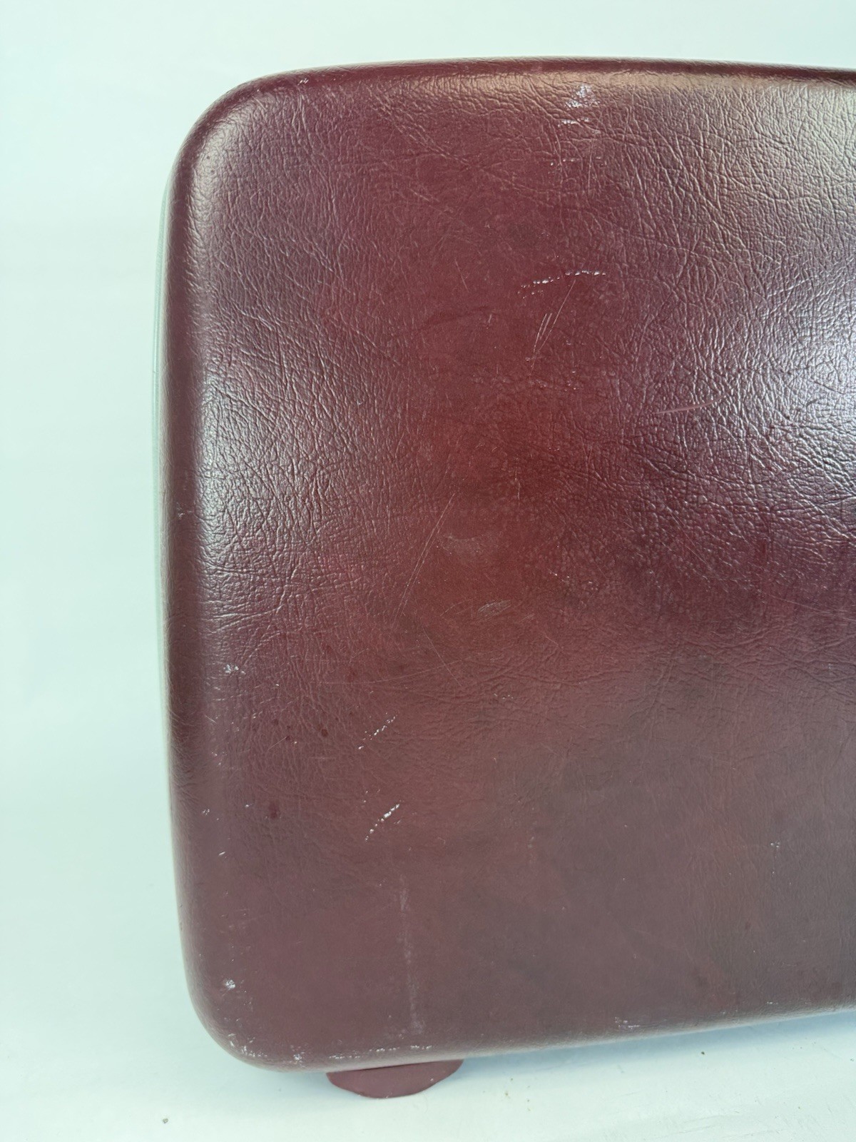Samsonite Maroon Hard Shell Handle Travel Luggage Suitcase Vintage 19″