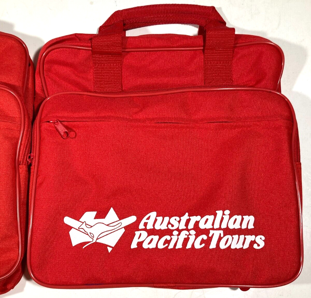 Vintage Lot fo 2 AUSTRALIAN PACIFIC TOURS Travel Bags Convertible Backpacks NOS