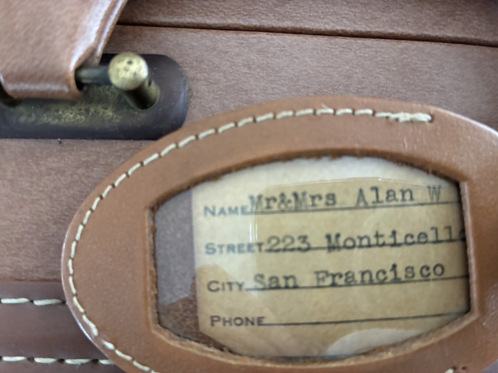 vintage skyway suitcase Medium Size W Key