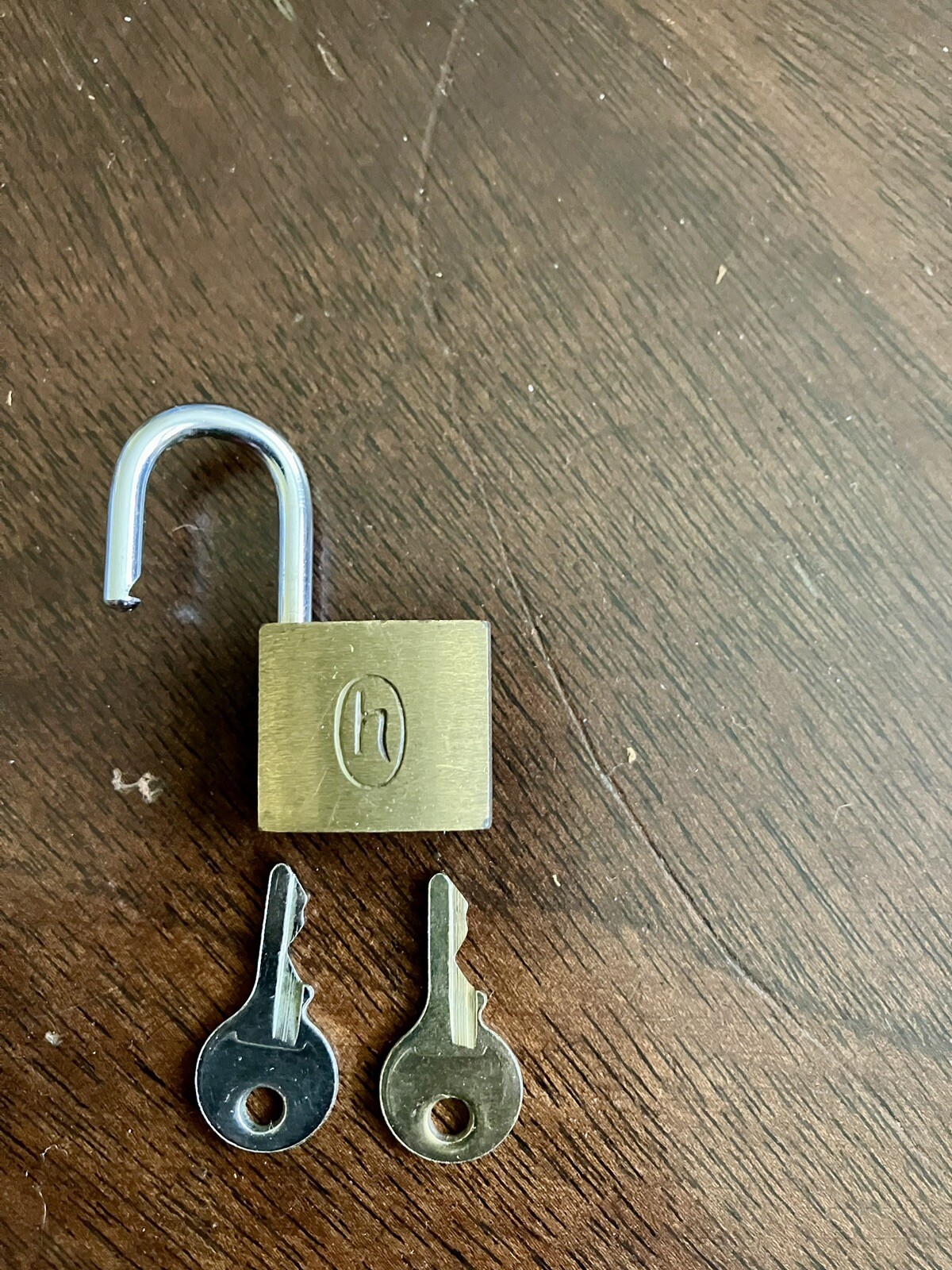 Vintage Hartmann Luggage Lock 🔒 Padlock, Diary & Small Box Lock 2 Keys 🔑