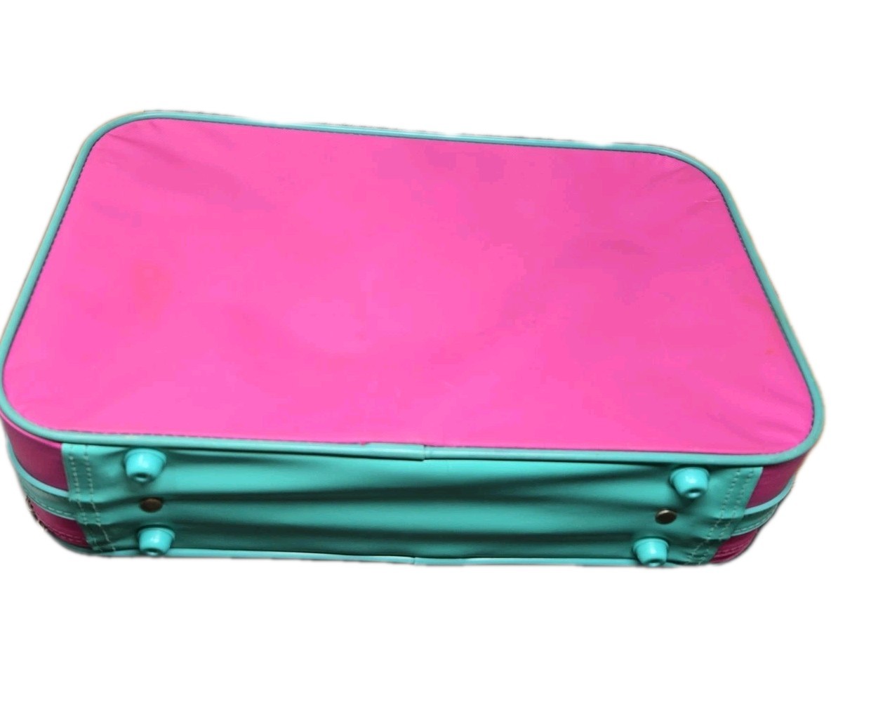 VTG 1996 Spottie Dottie Sassy SANRIO Pink Soda Shoppe Luggage Suitcase Carryon