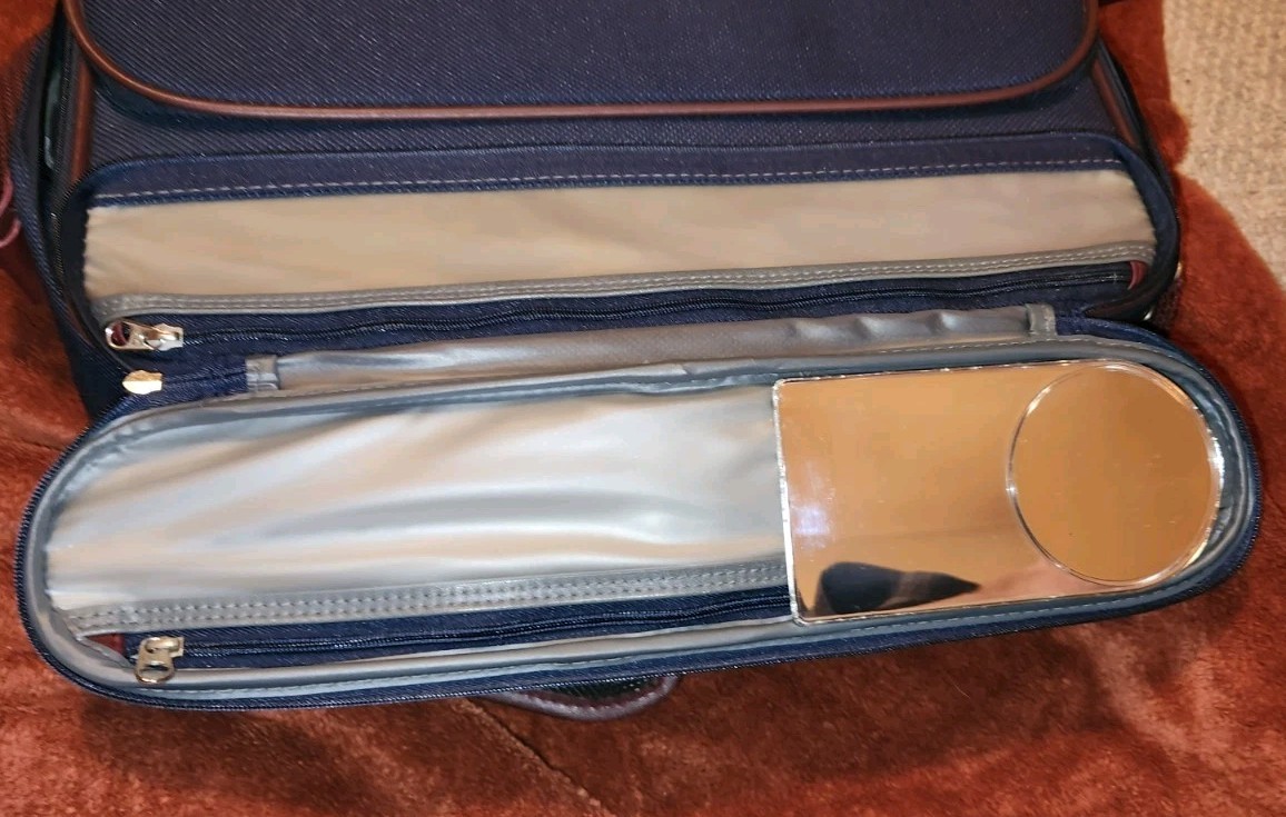 1987 VTG Samsonite Silhouette 4 Carry On Soft Side Travel Bag Luggage Shoulder