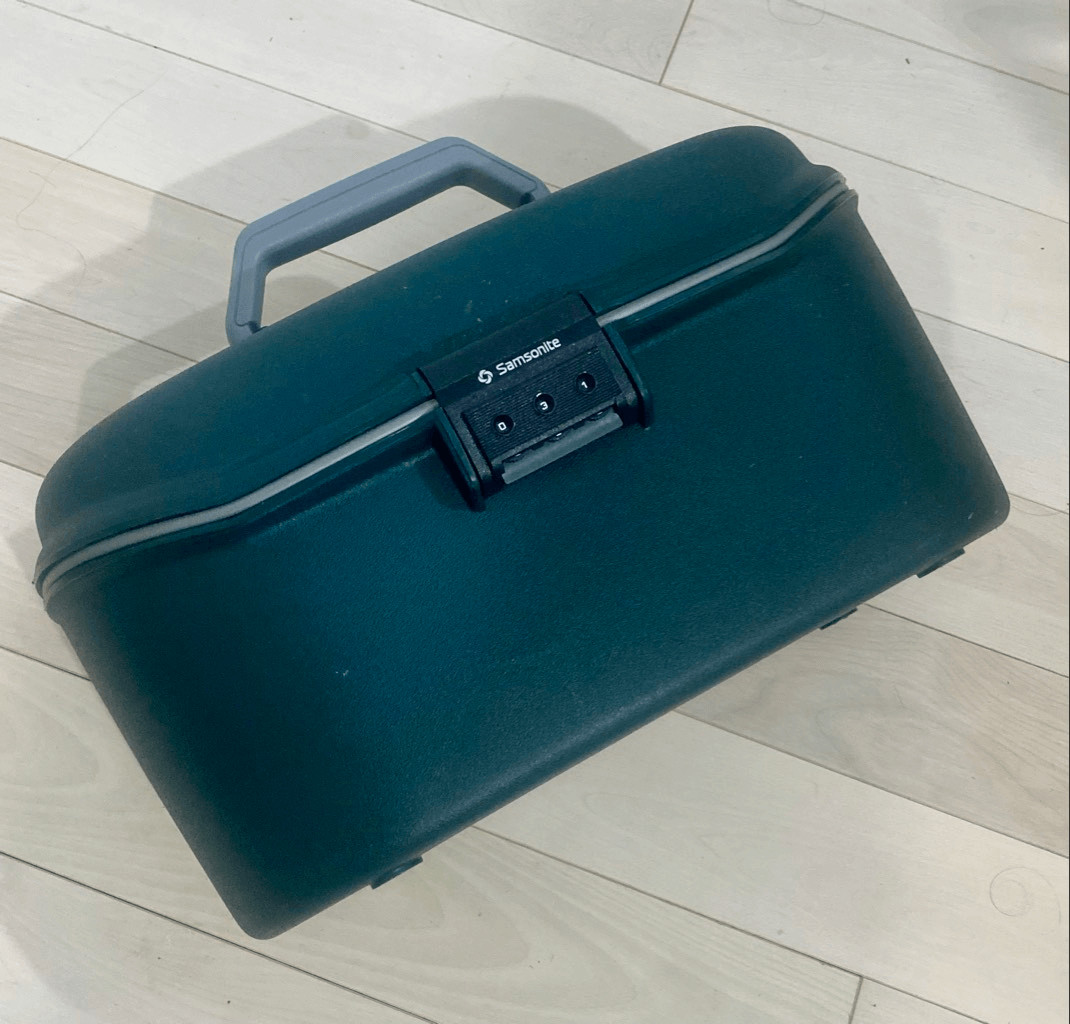 Vintage Samsonite Oyster GLS Luggage Train Case Carry-On Combination Lock Made
