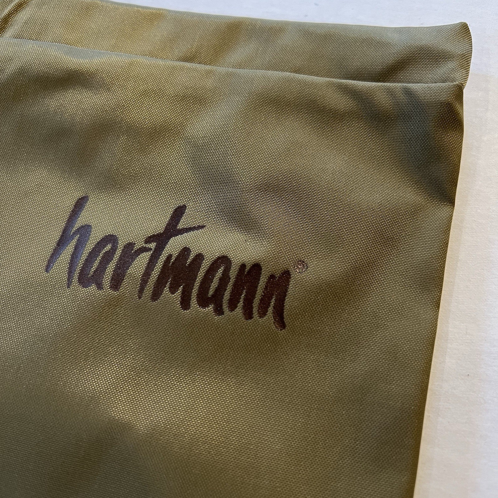 2 Hartmann Nylon Drawstring Shoe Bag & 2 Zipper Lined Pouch Case