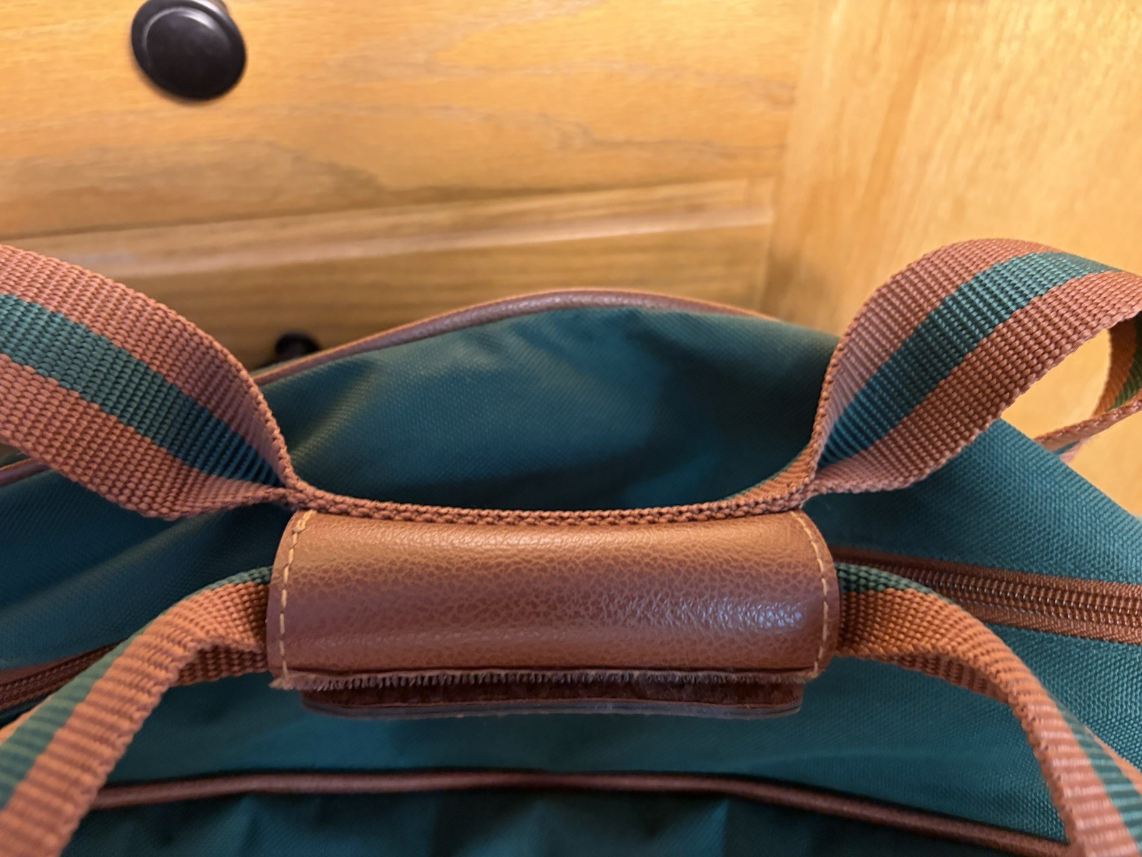 Ralph Lauren Polo Green Duffle Weekender Bag-Vintage 1990’s