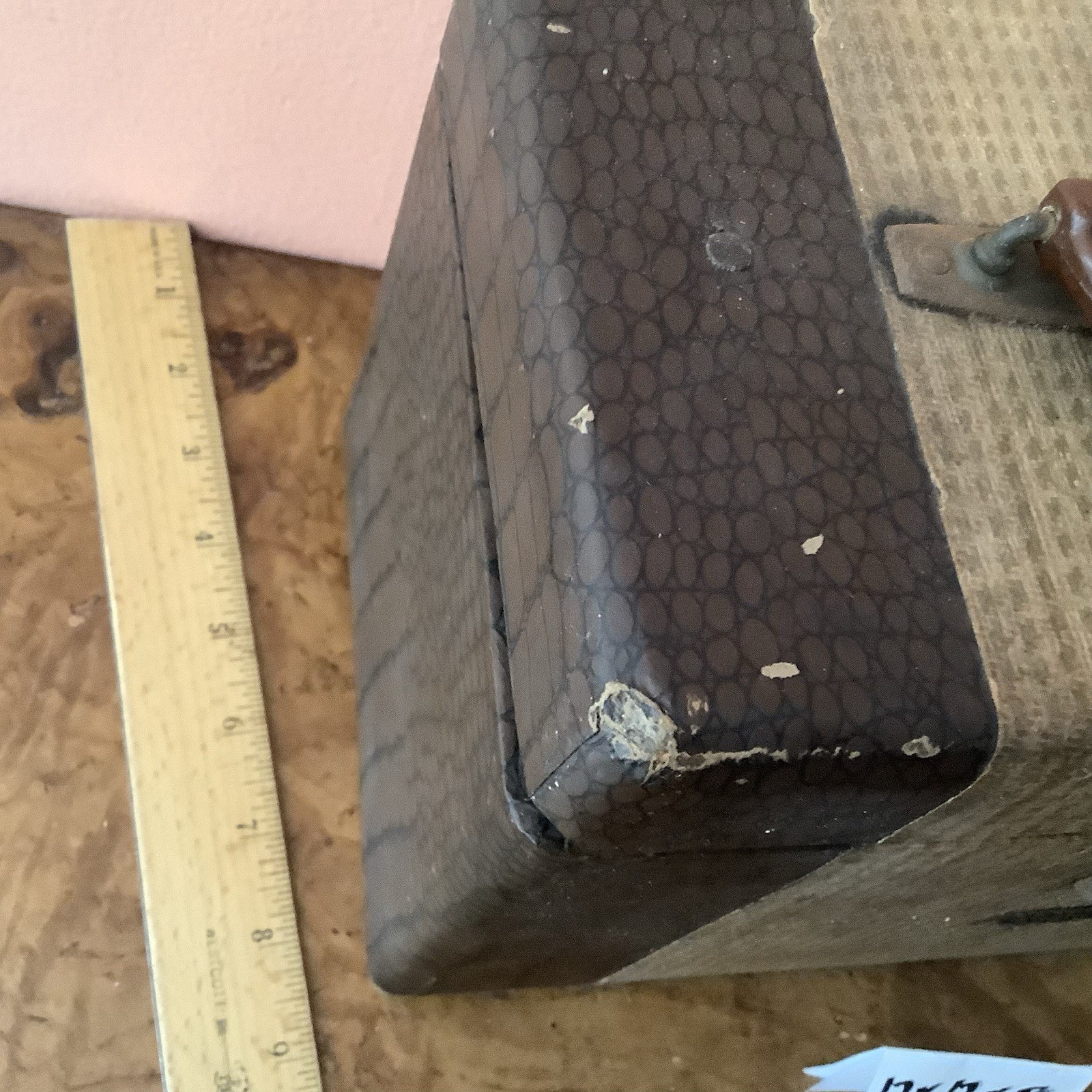 Vintage Gadabout by Neevel Luggage Traveling Case With Mirror 11” X 7” X 6”