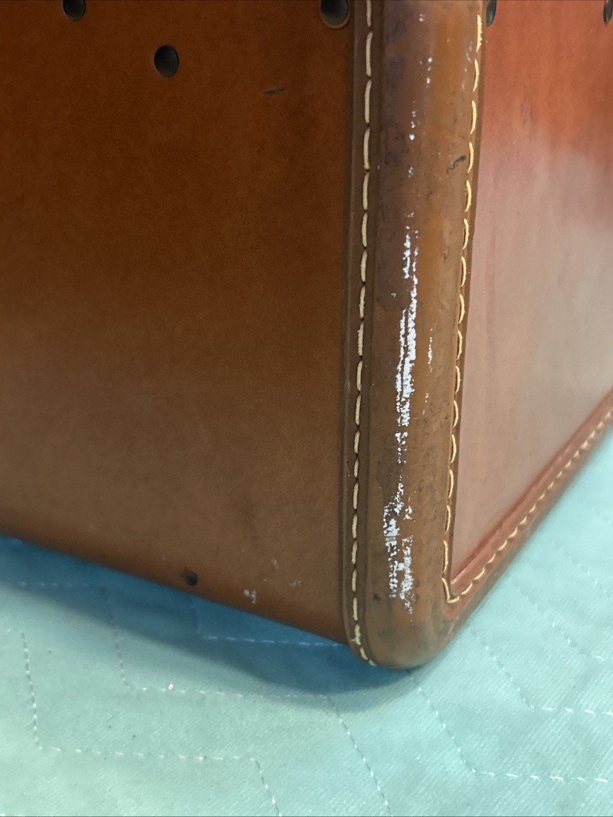 Vintage Samsonite Schwayder TRAIN CASE 4612 Streamlite Caramel Luggage