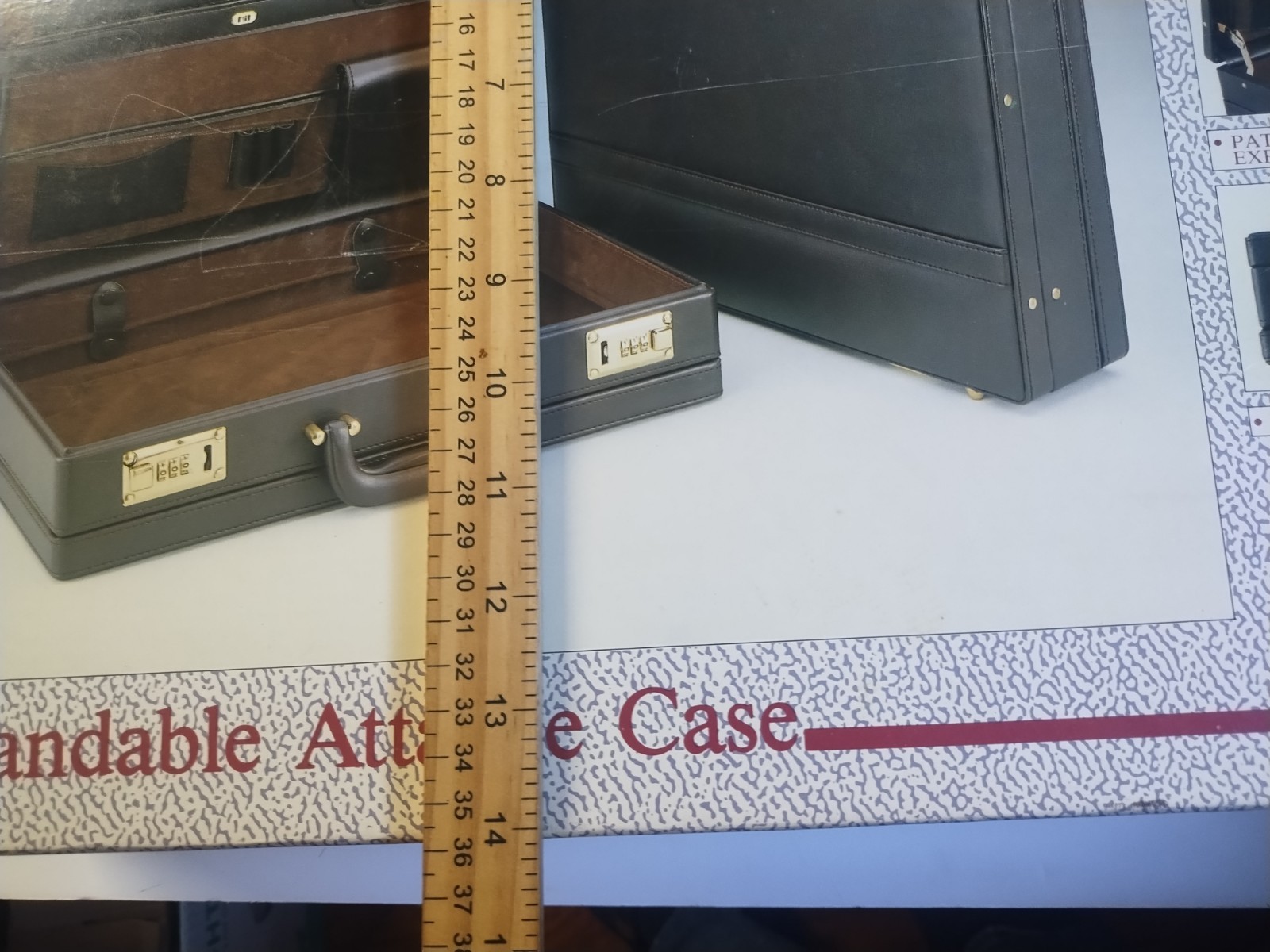 Vintage Hit Business Mates Expandable Attache Case Brown C11-8X