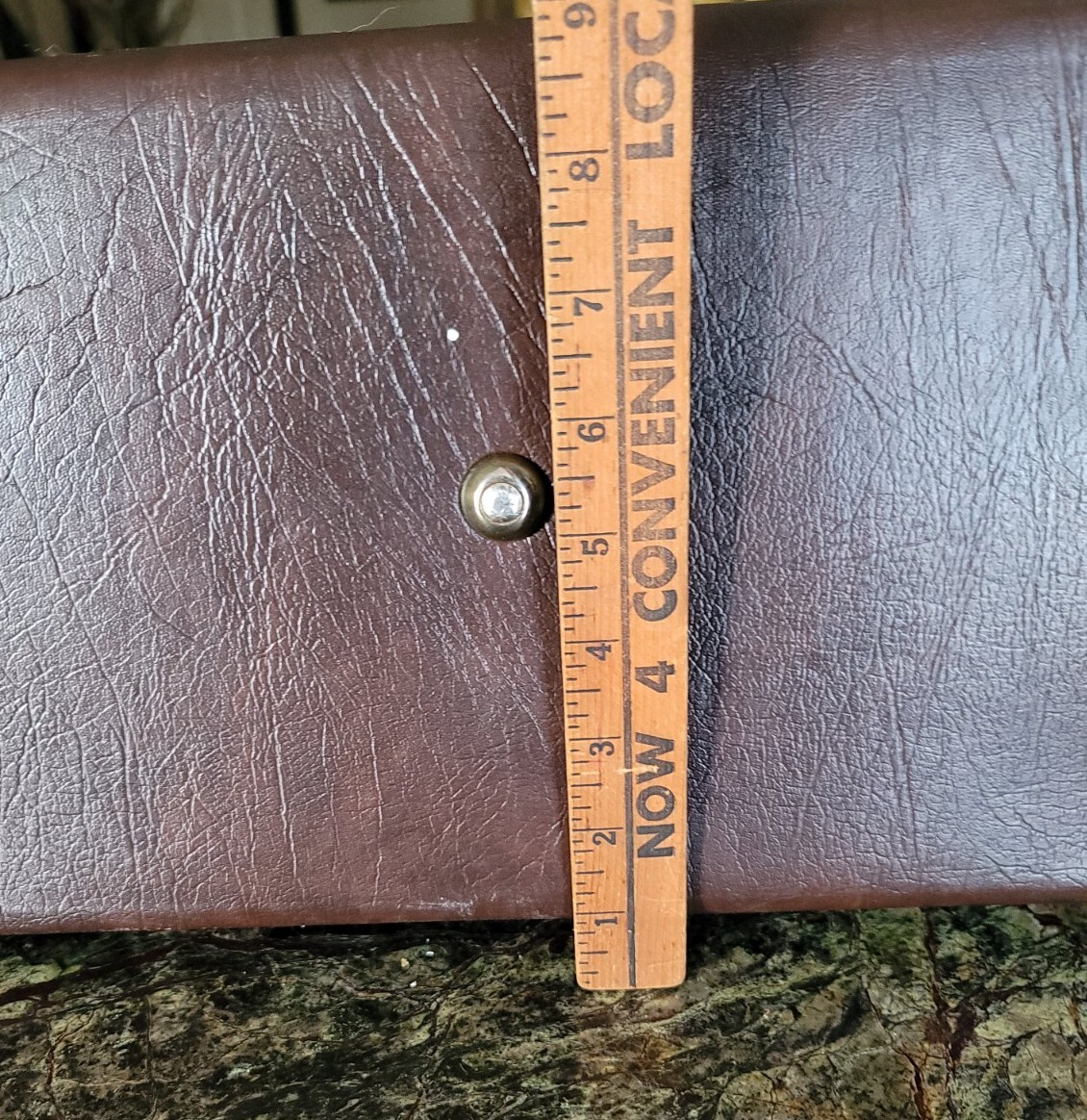 Vintage 50’s Antique Hipster Brown Attache Briefcase Overnighter Travel Read~☆~