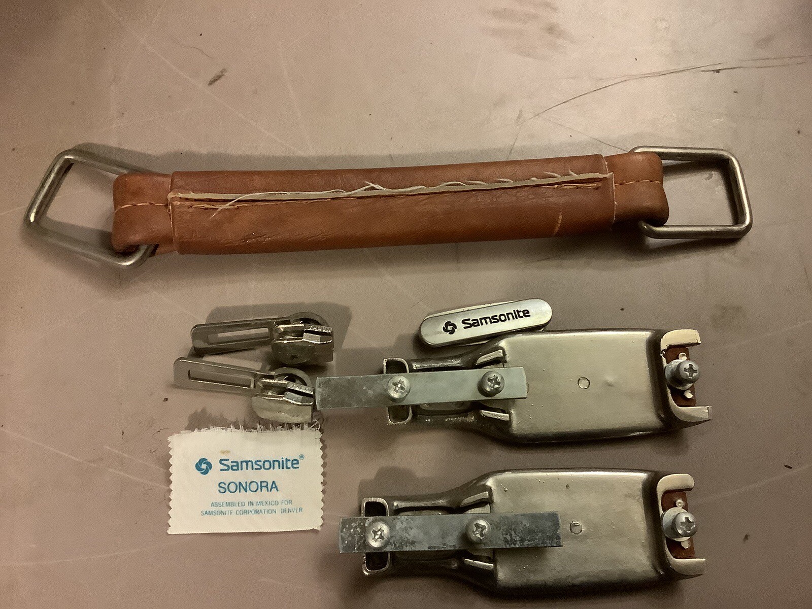 vintage samsonite Sonora Handle Zipper Lot
