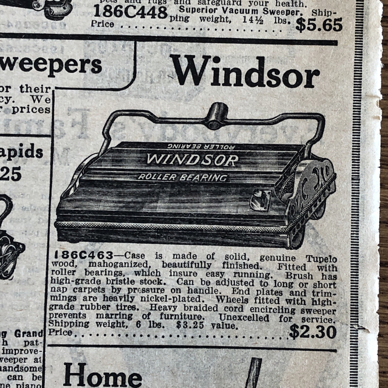 Antique 1913 Carpet Vacuum Sweeper & Soap Price Guide Picture Catalog Book Ad