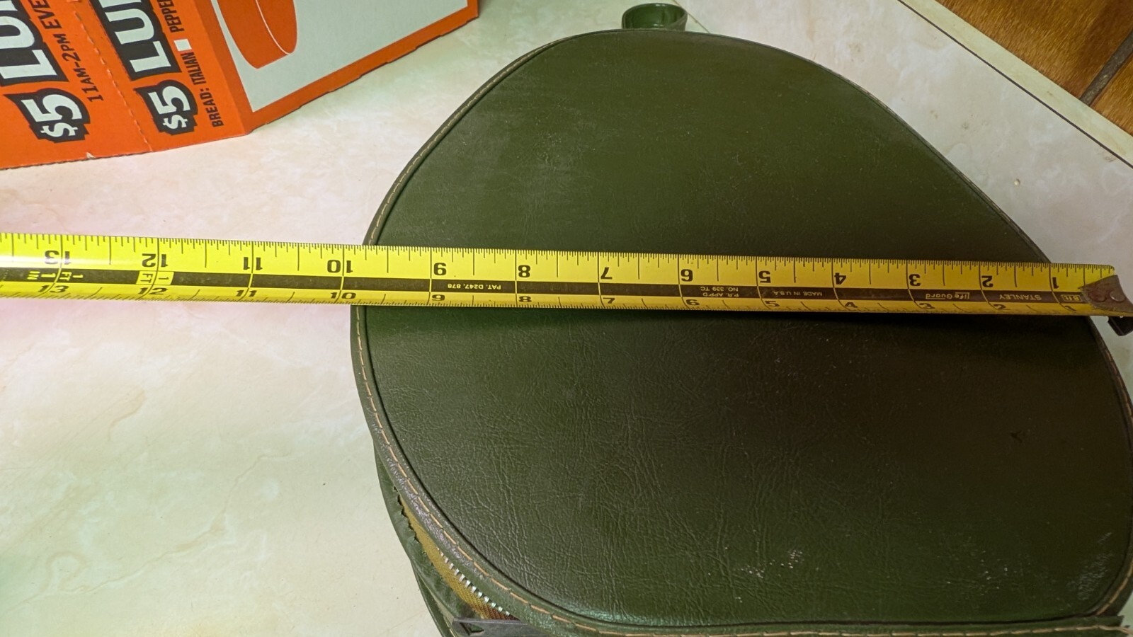 Vintage Suitcase – Oval Train Case Carry On Bag – Mid-Century Egg Shape 1960’s