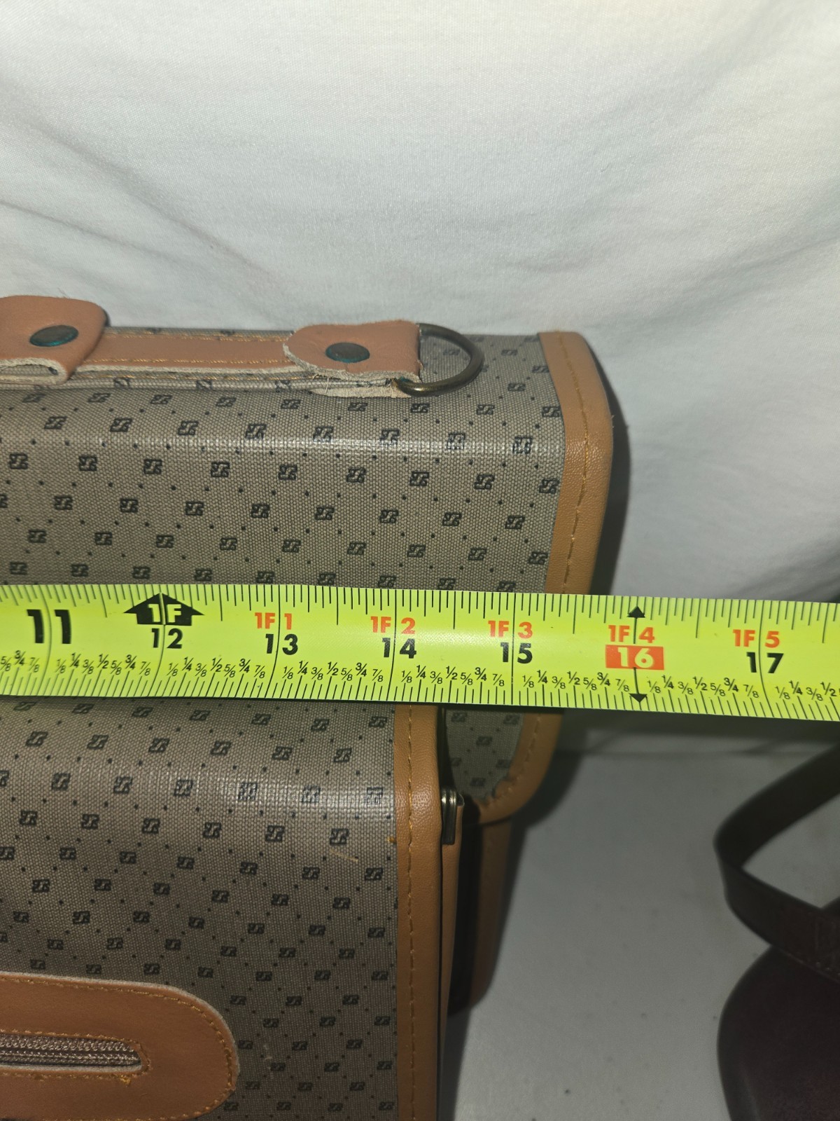 Rare 6-Piece Complete Vintage Monogram Luggage Set – 1980s Retro Designer Style
