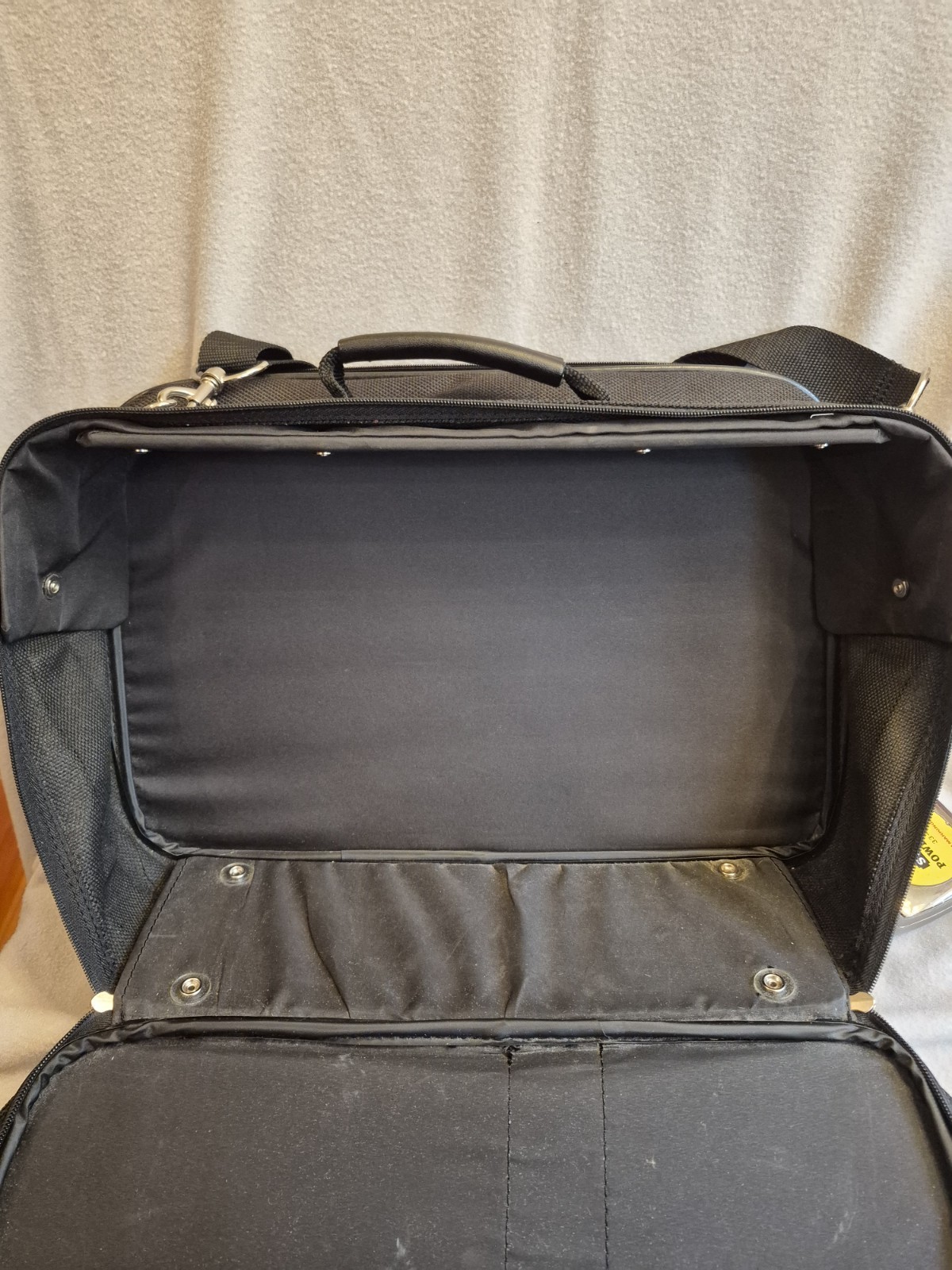 Samsonite Carry On Luggage Profile Canvas Vintage Shoulder Bag 19”Black