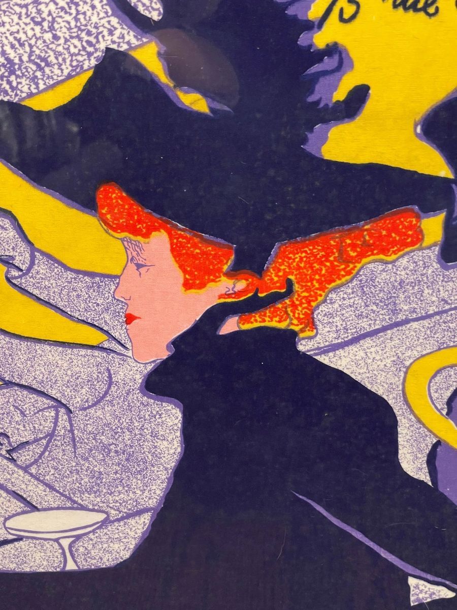 Framed Divan Japonais -Henri de Toulouse-Lautrec