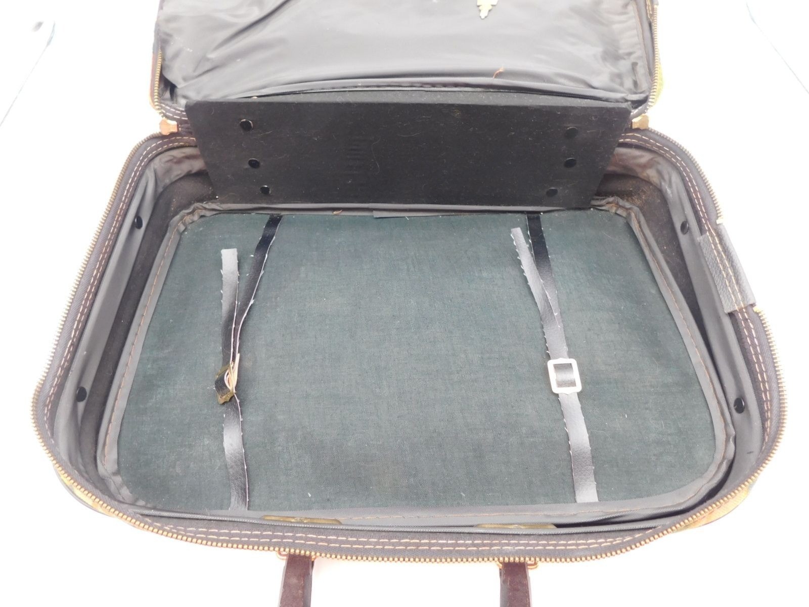 Vintage Flower Power Suitcase Floral Pattern 13″ x 11″ Child Size Japan Key READ