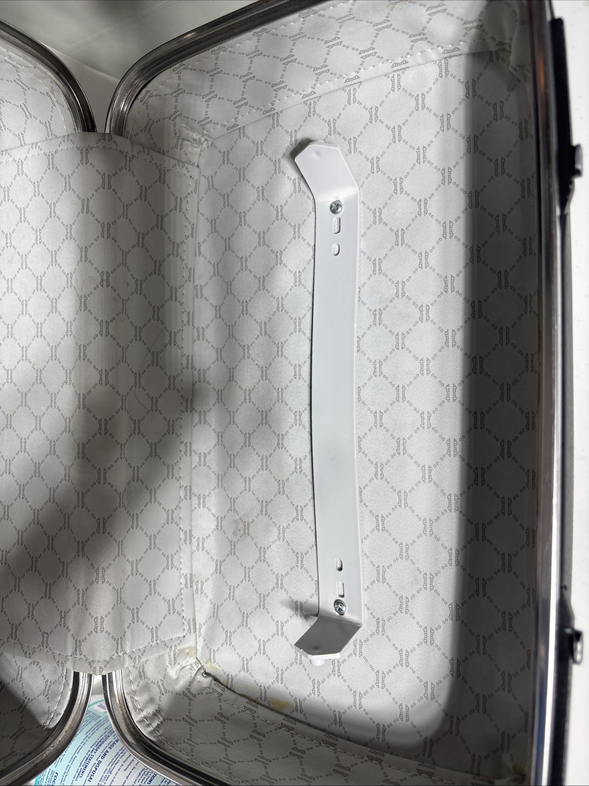 American Tourister Blue Train Case Hard Shell Cosmetic Suitcase Vtg