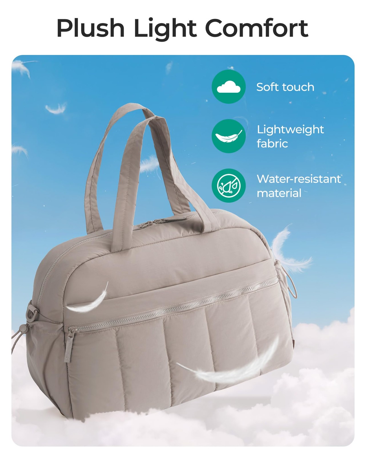 Bagsmart Gym Bag For Women Duffle Bag For Travel Wet Pocket Lightweight Carry