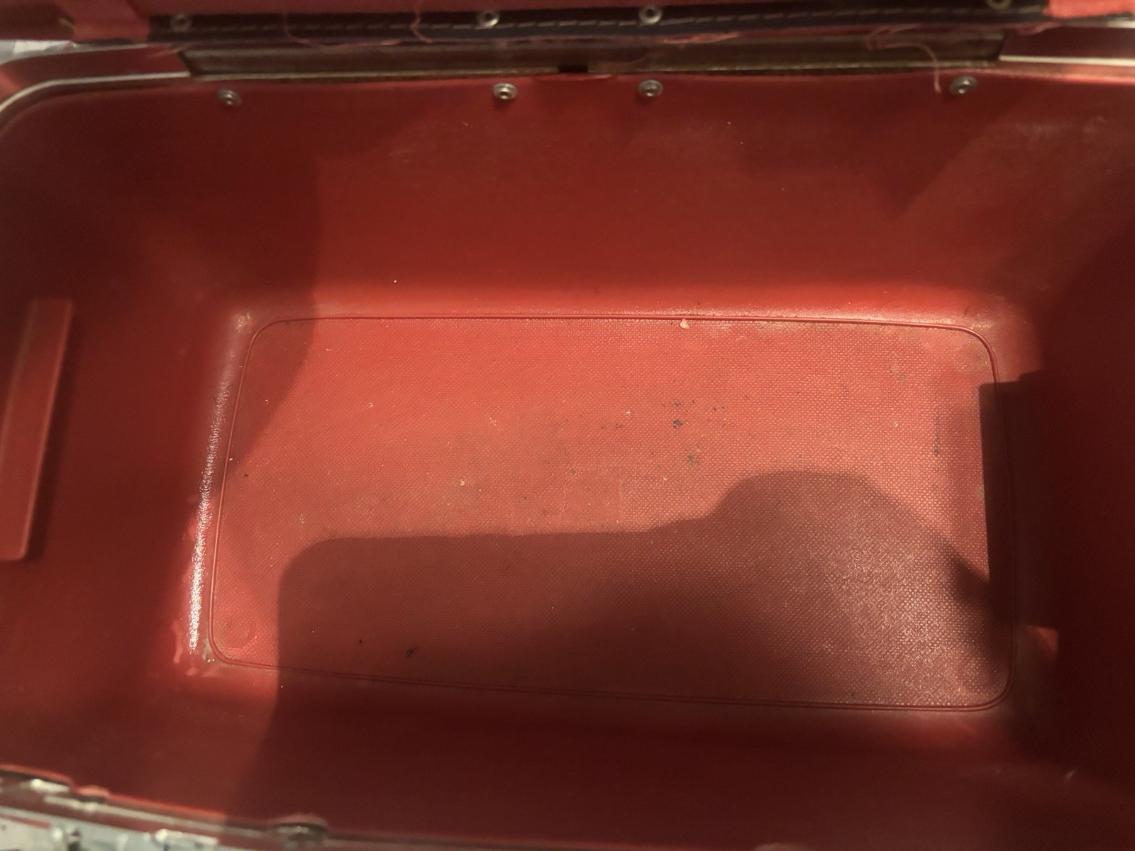 Samsonite Red Train Case Medalist Royal Traveller VTG Makeup Case