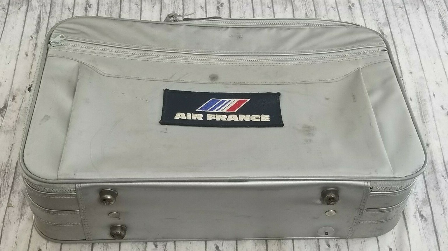 Vintage Air France Luggage Suitcase