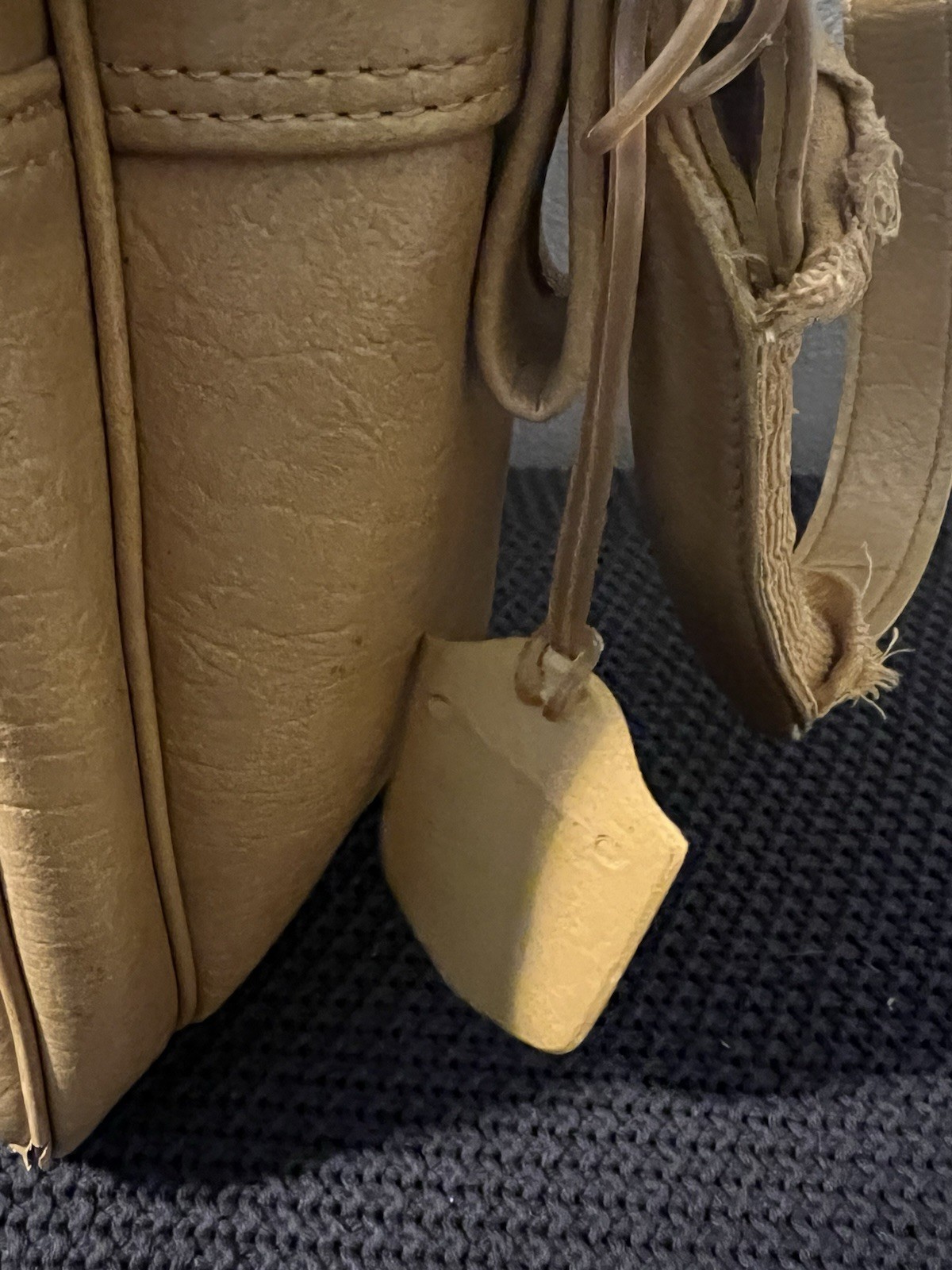 Vintage Travel Bag Carry-on Tote Overnight Weekender Mustard Yellow Lock Key
