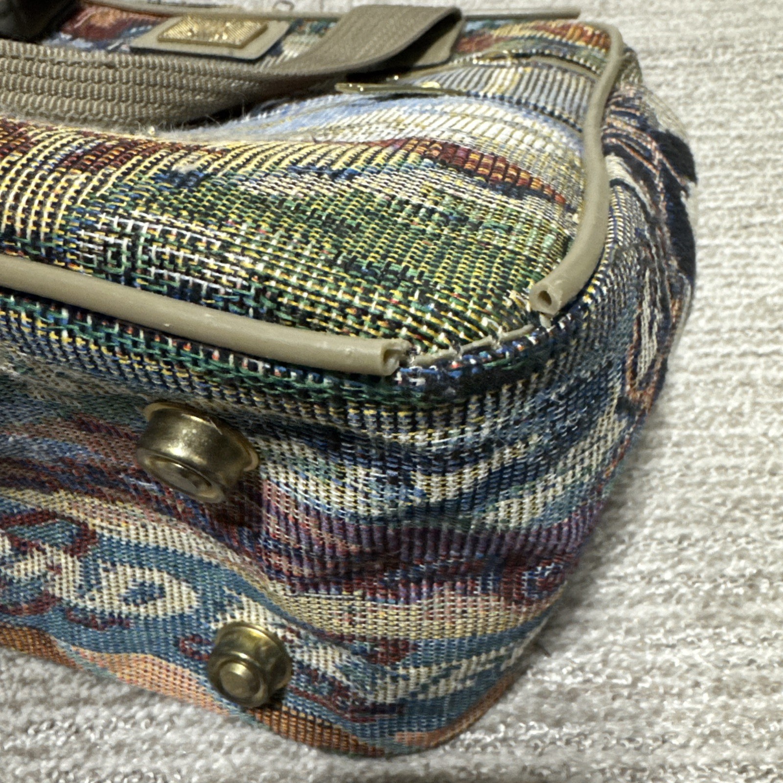 Vintage Pioneer Express Route 66 Tapestry Weekender Travel Carry on Luggage Bag