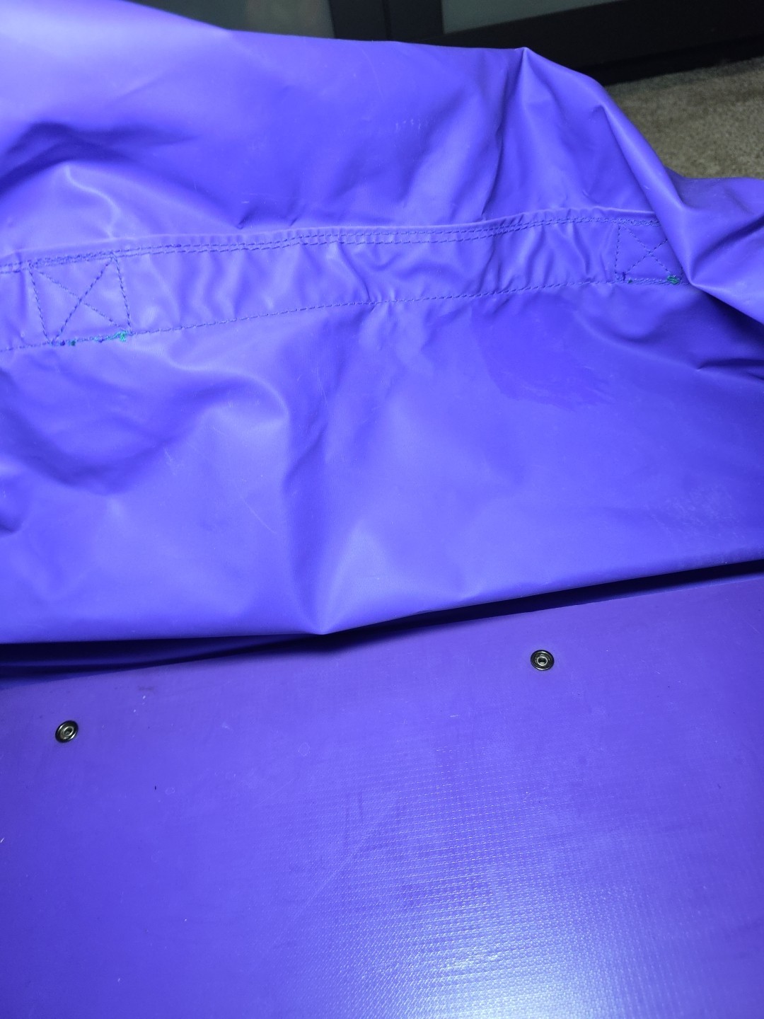 Vintage Members Only Purple Dufflebag