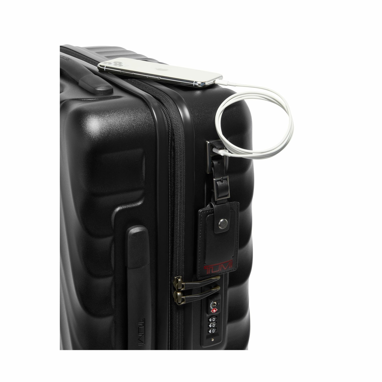 TUMI 19 Degree Continental Expandable 4-Wheel Carry-On Bag Matte Black