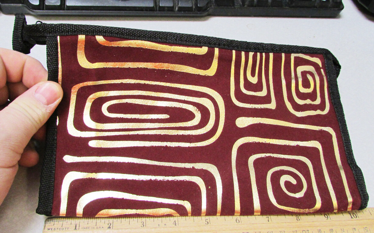Cosmetic / Bathroom item Travel bag, RV, Vacations & Trips, 10 x 5.5, Maroon
