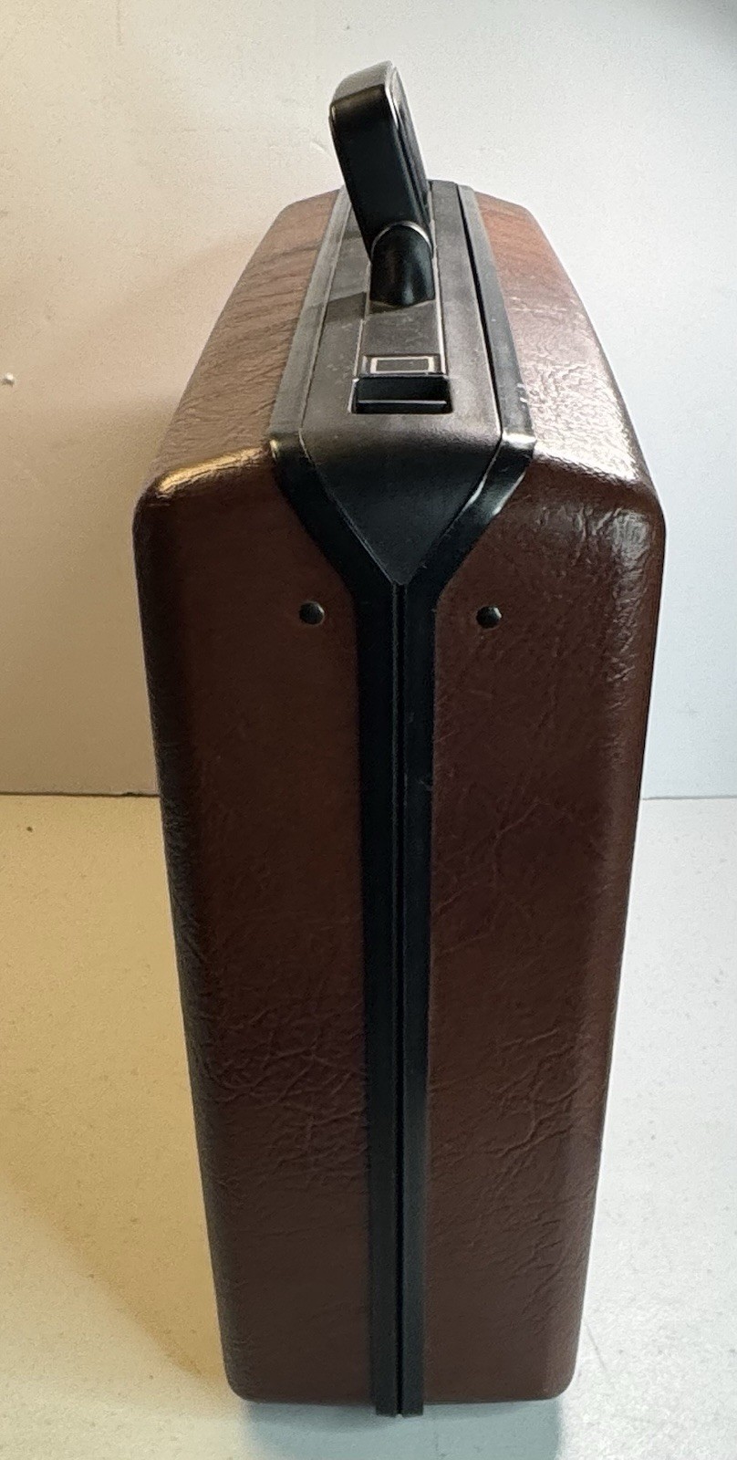 VINTAGE BROWN SAMSONITE HARDCASE BRIEFCASE W/ Combination