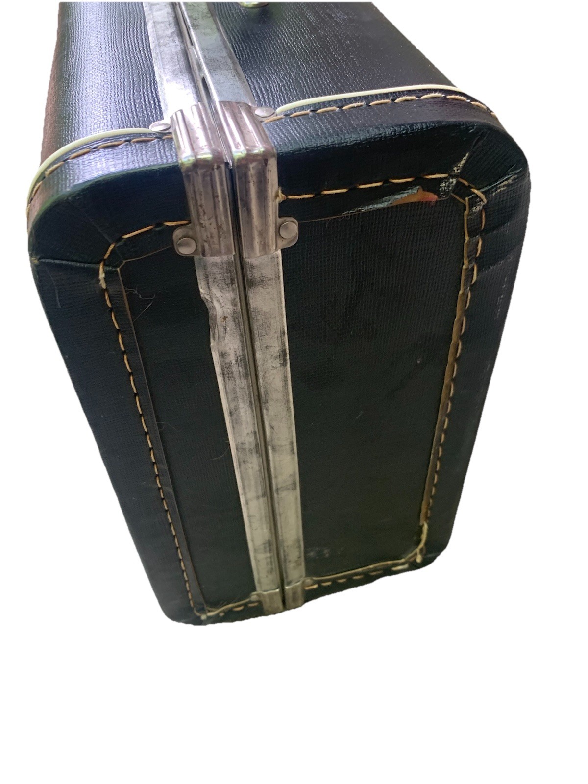 VTG Breeze-A-Way By Neevel Hardshell Suitcase With Keys Art Deco 1940s/30s