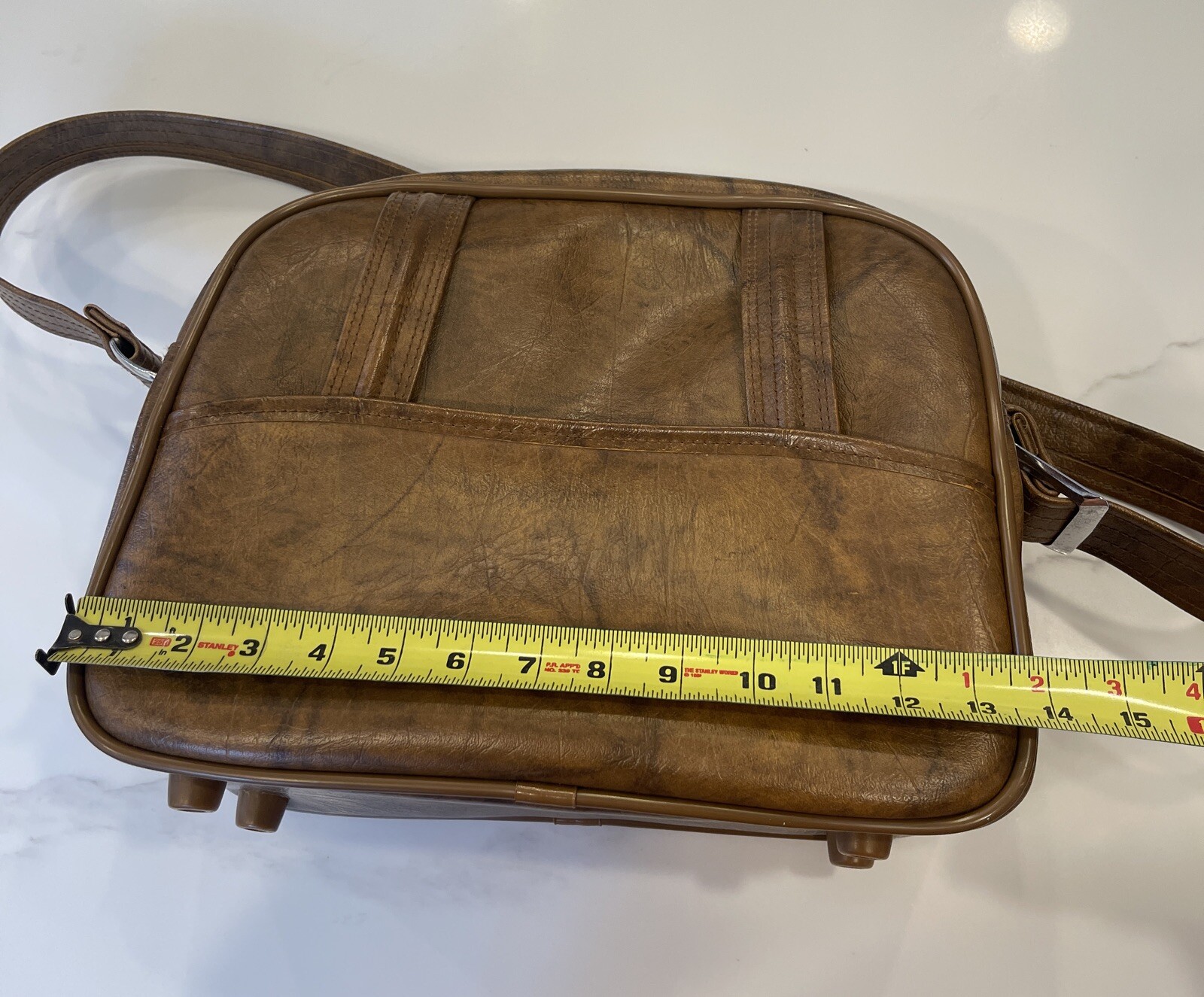 Vintage American Luggage Tourister Triumph Carry On Travel Bag Luggage Brown Tan
