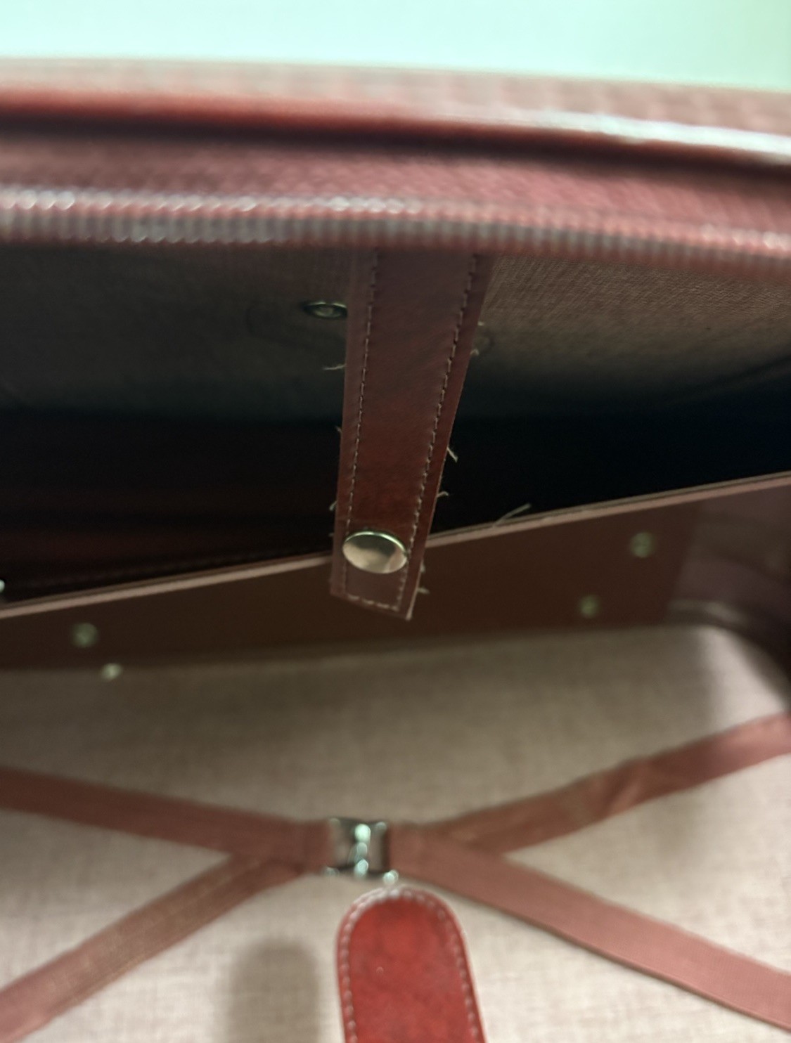 Vintage Red American Tourister Suitcase Hard Shell 70s 80s Travel Luggage 22”