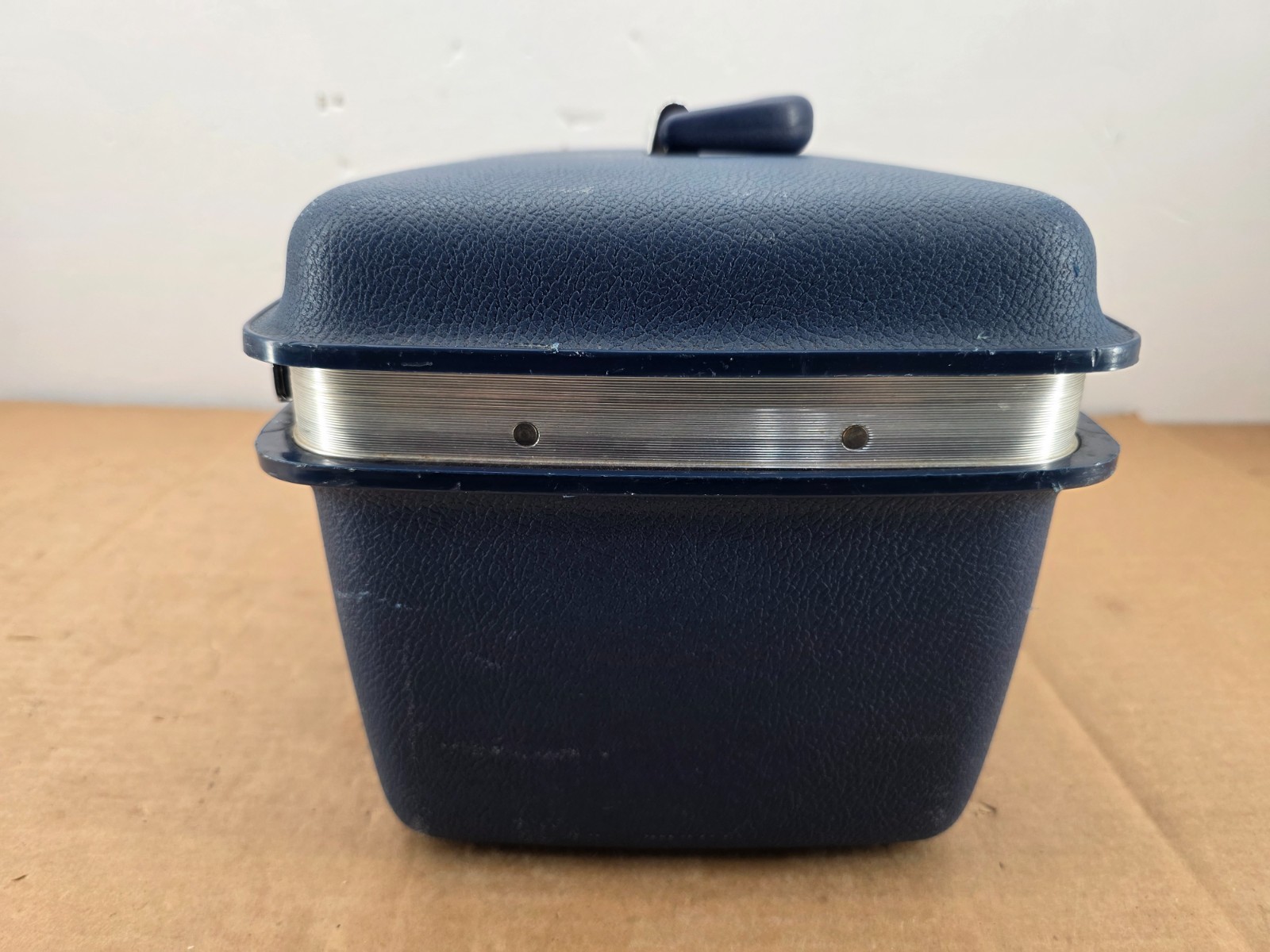 Vintage SAMSONITE Luggage Train Case Carry On Concord Blue W/ Tray NO KEY