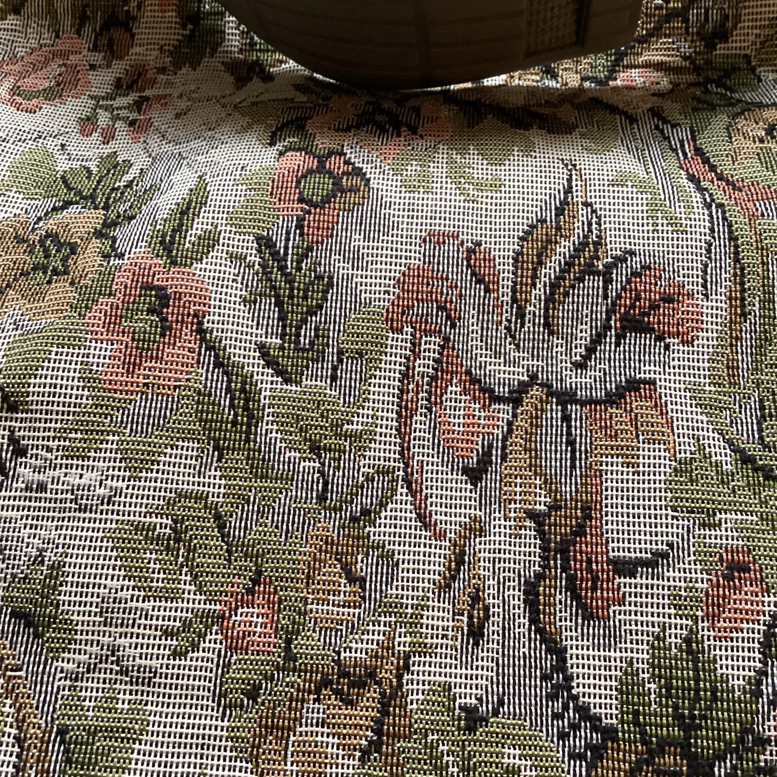 VTG Garment Bag Jordache Tapestry Locking Key 21×21 Folded Travel Carry On