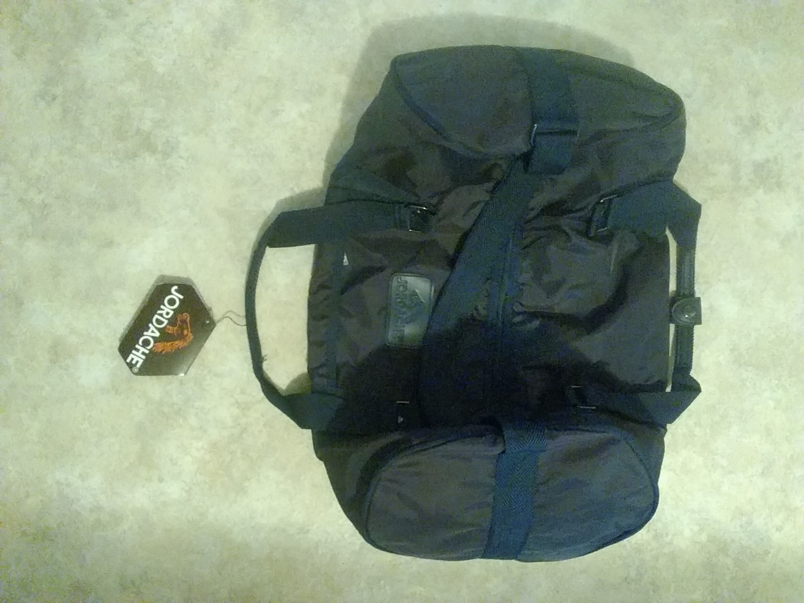 Vintage Jordache Small Duffel Weekender Bag Dark Purple Retro 80s/90s