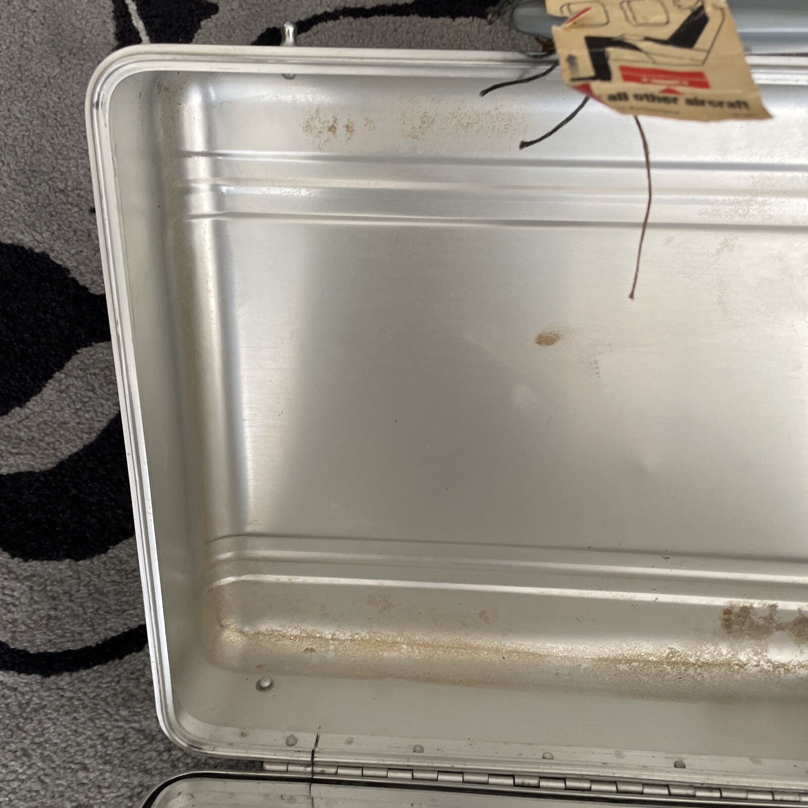 Vintage Bittco Weathermaster Aluminum Briefcase/Camera Case 18x13x6 No Foam