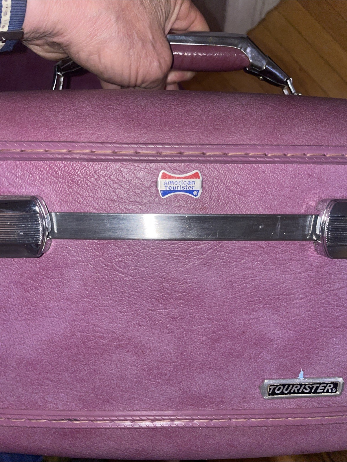 Pristine VTG 1960s AMERICAN TOURISTER ‘Duette’ Tiara Line Hardshell Garment Set