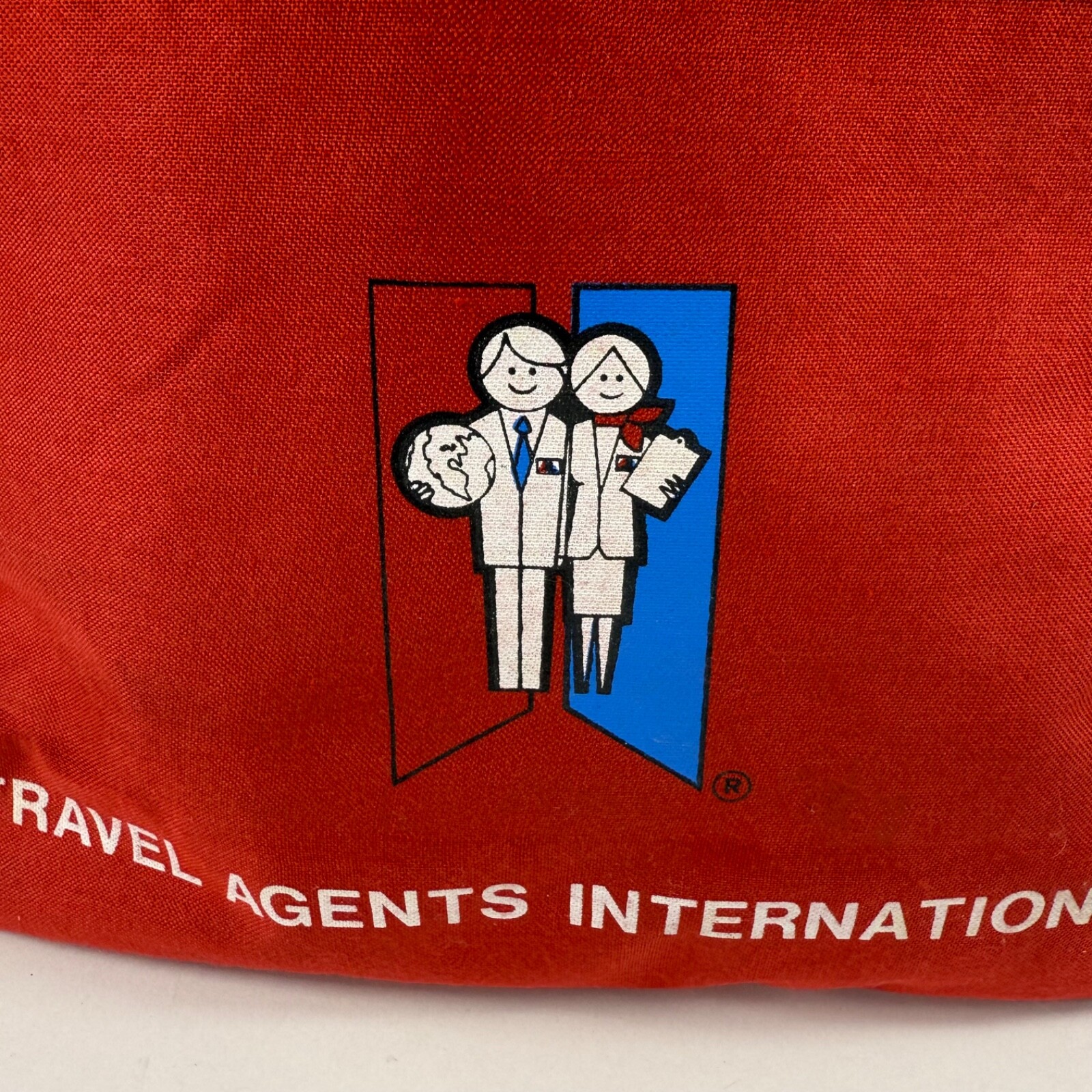 Vintage Travel Agents International Carry On Bag 1970s 1980s Era Airline Tote