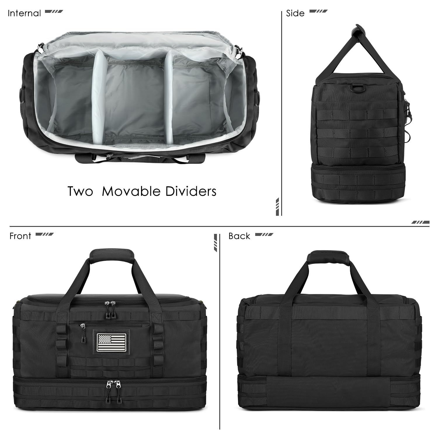 Etronik Gym Bag For Men Women Carry On Luggage 22X14X9 Airline Approved