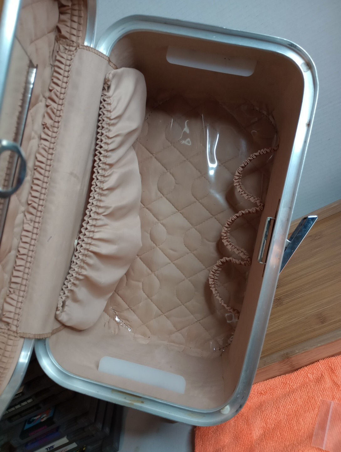 Vintage Airway Travel / Train Case With Mirror And Keys. Brown. 🚝 💥🔥🔥💥