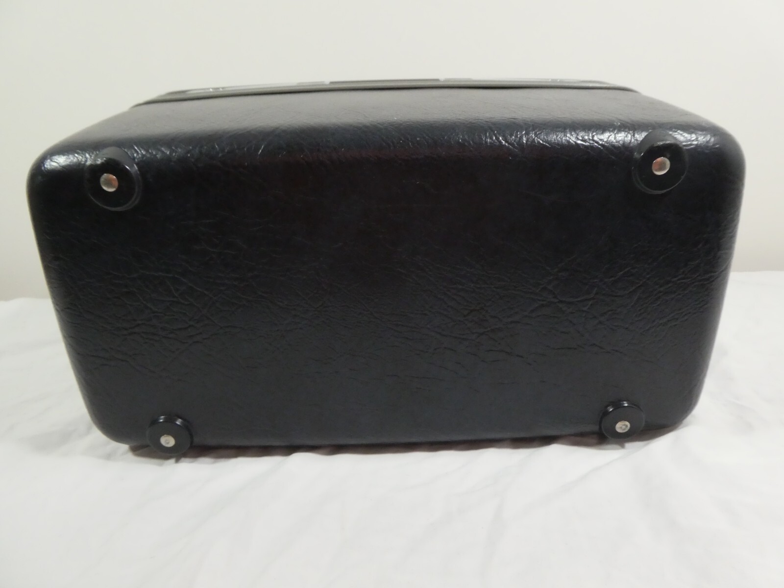 Vintage Samsonite CarryPac 12 Hard Shell Train Case Makeup Bag Luggage Blue 1987