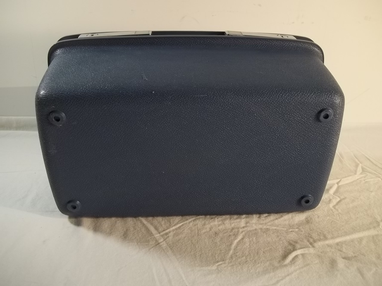 Vintage Samsonite Hard Plastic Train Cosmetic Case w Key