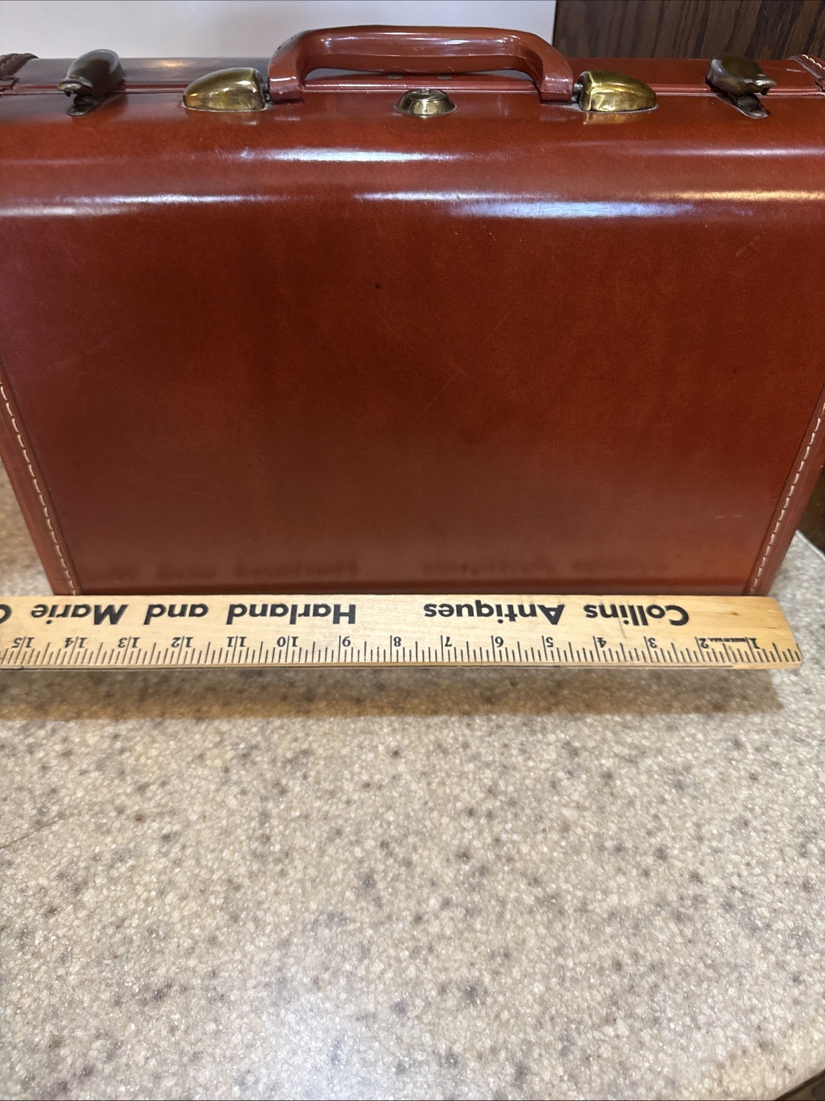 VTG Samsonite Shwayder Bros Denver-Detroit suitcase Approximately 10” X 14.50”